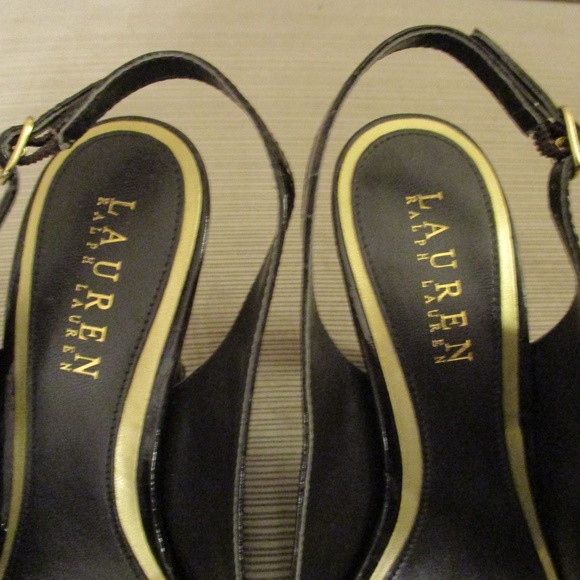 NWOT RALPH LAUREN ALLIGATOR EMBOSSED SHOES SALE - Picture 4 of 8